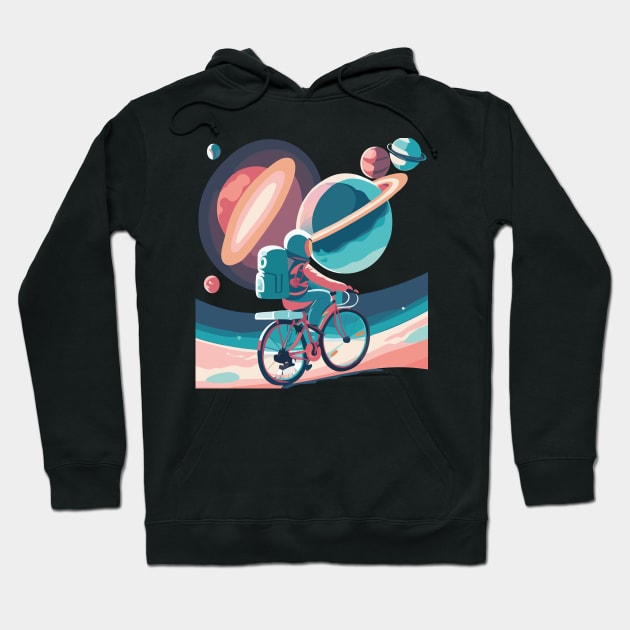 Galactic Cycling Hoodie by 365inspiracji